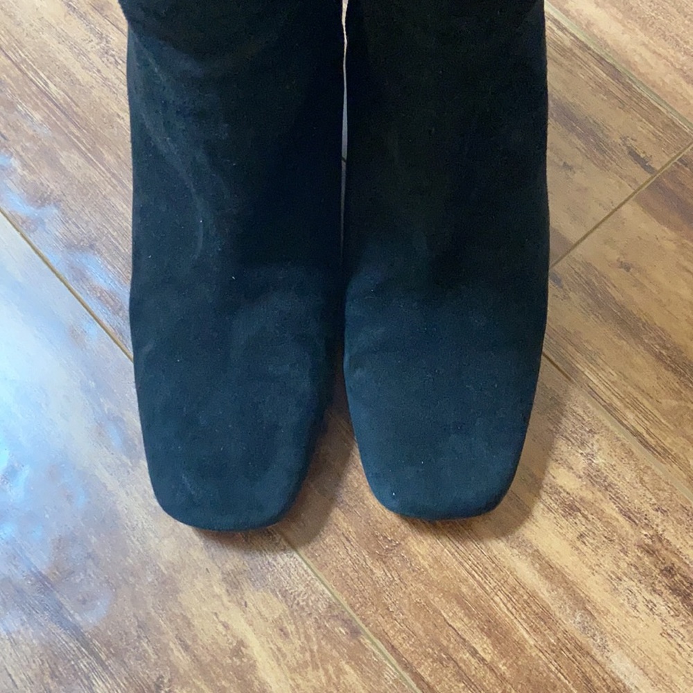 Hugo Boss Suede Wedge Zipup Boots - Picture 16 of 17